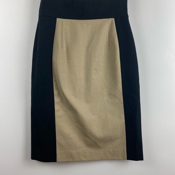 Banana Republic Color Block Neutral Sheath Dress Womens Size 2 - Picture 5 of 10